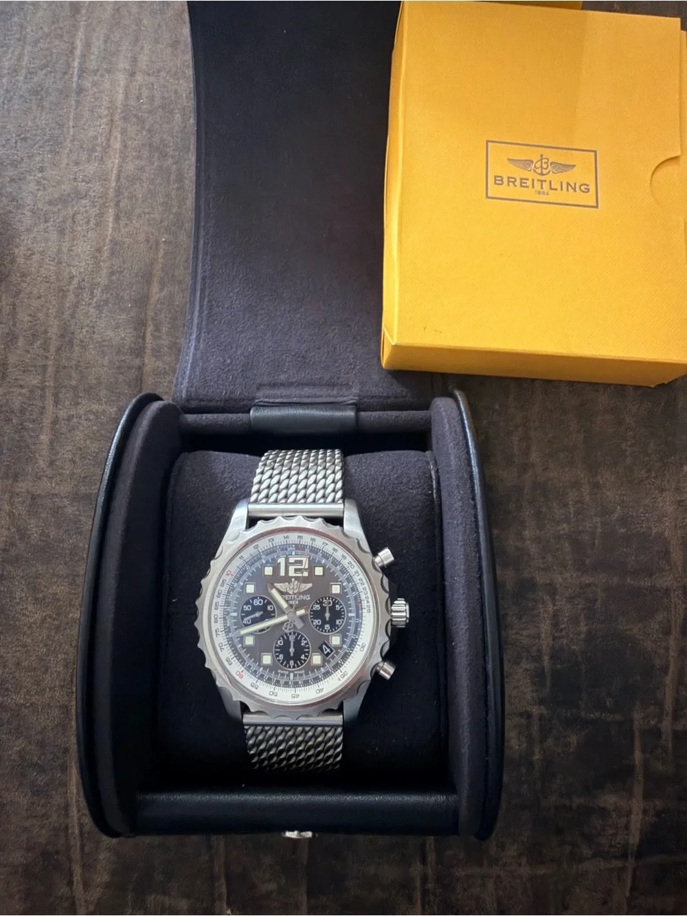 🔥 BREITLING CHRONOSPACE AUTOMATIC – REF. A23360 – BOX & PAPERS 🔥